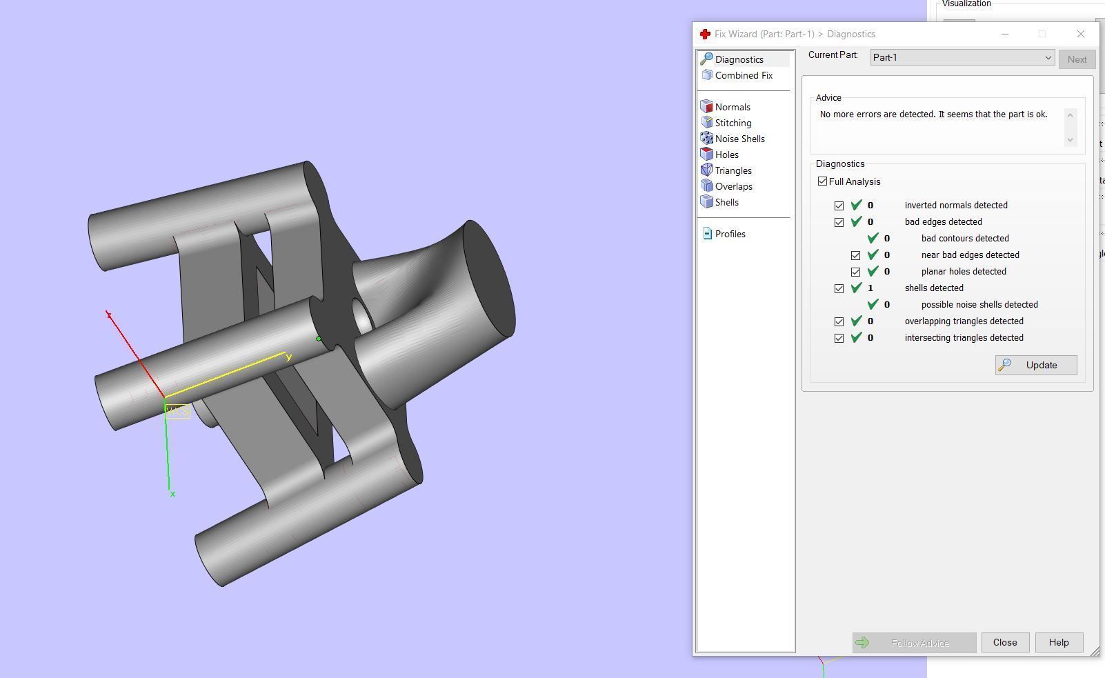 Shape Stud Square Earrings 3D print model_10