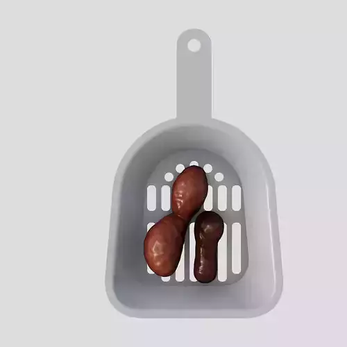 Litter Scoop Christmas Ornament 3D print model