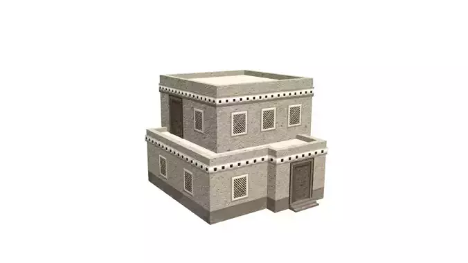 Middle Eastern Style Building - PBR Game Ready 