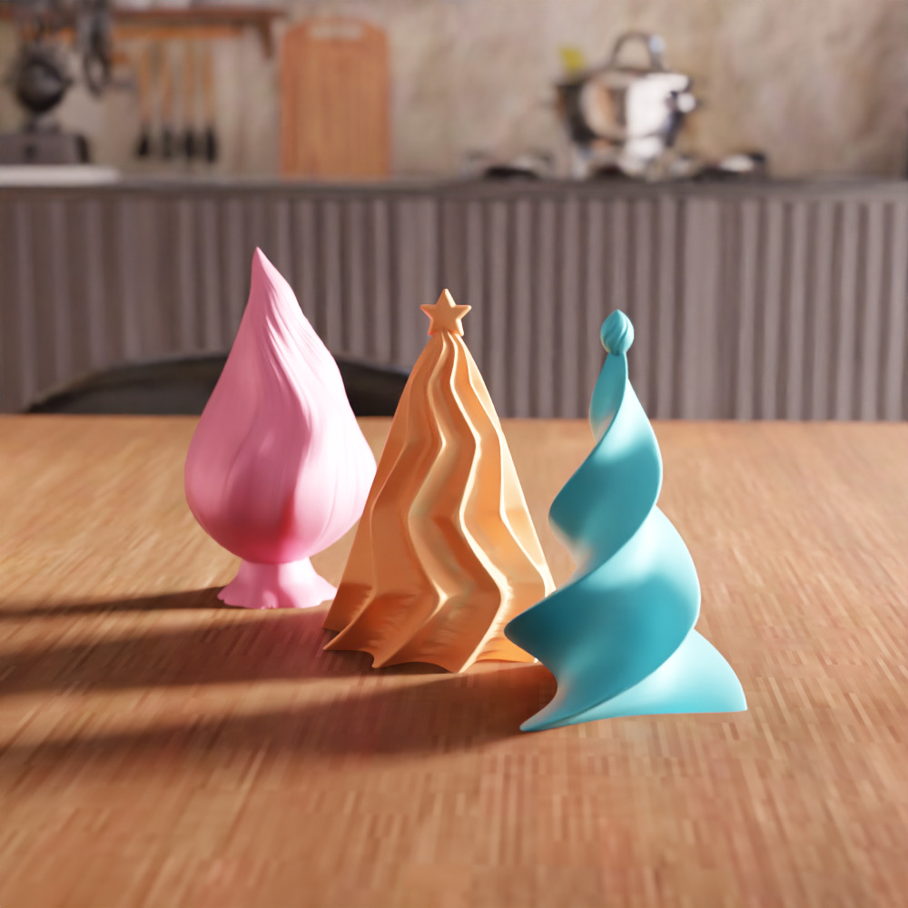 Christmas Tree Pack - 224 3D print model_1