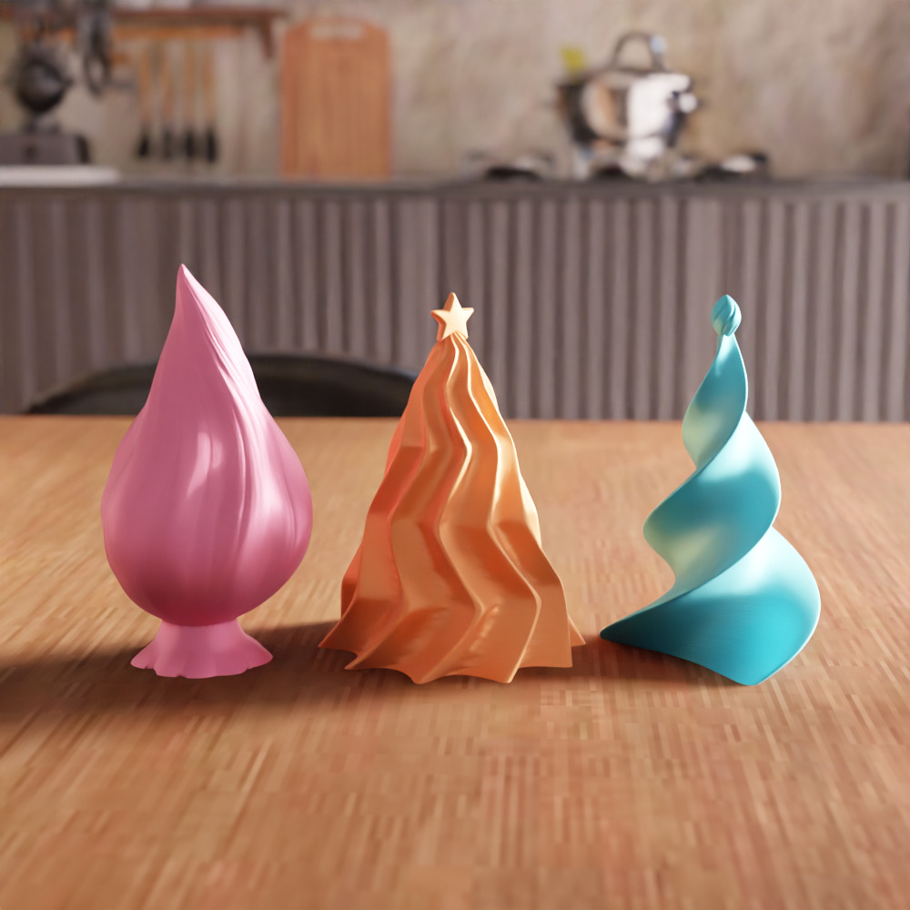Christmas Tree Pack - 224 3D print model_3
