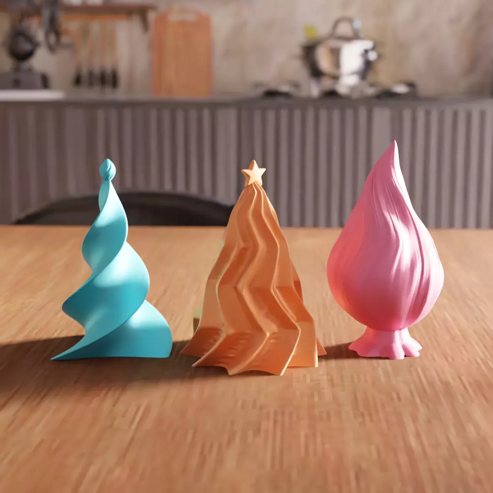 Christmas Tree Pack - 224 3D print model_0