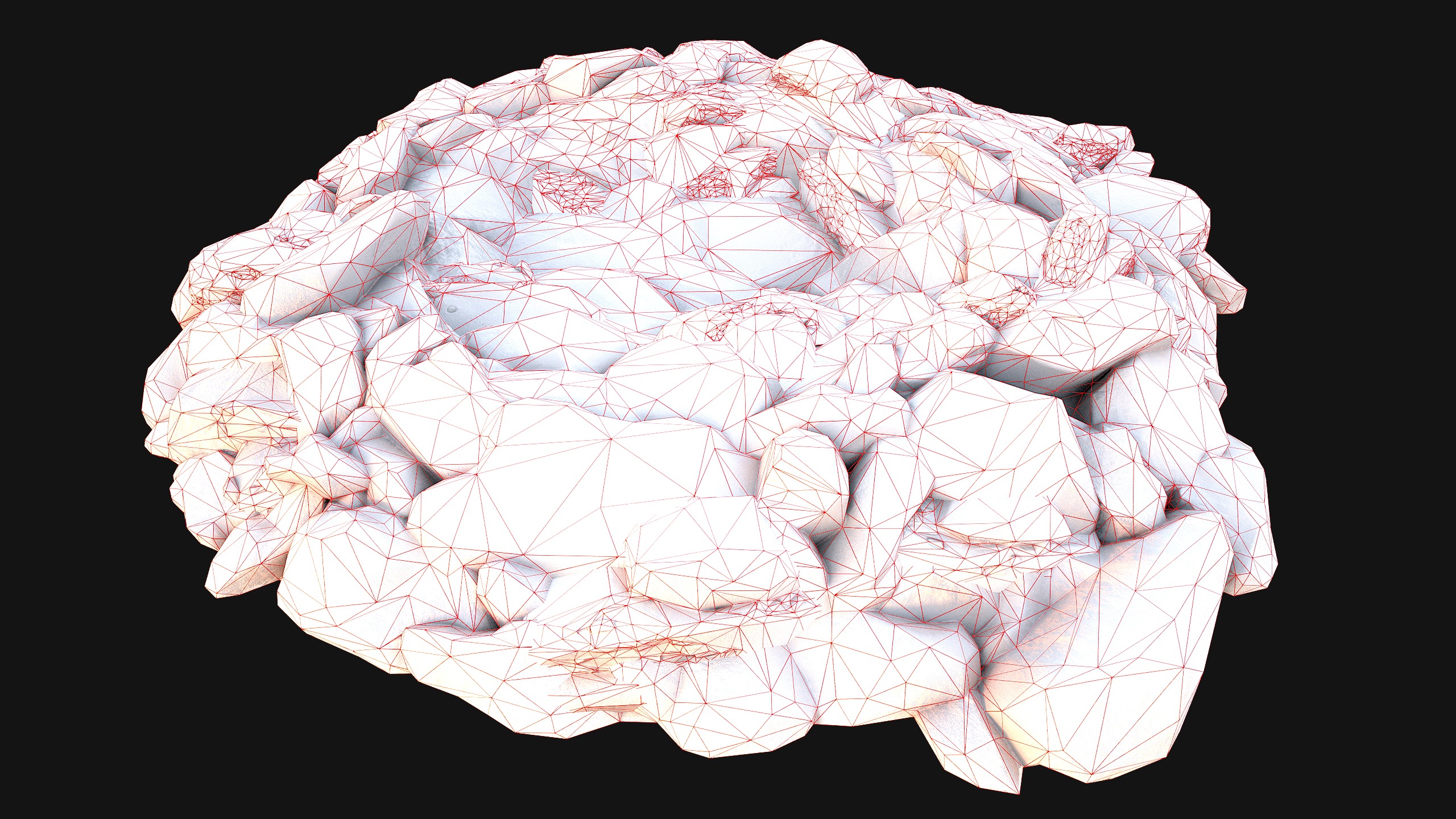 Coal Deposits Ore Industrial Resources Low-poly 3D model_23