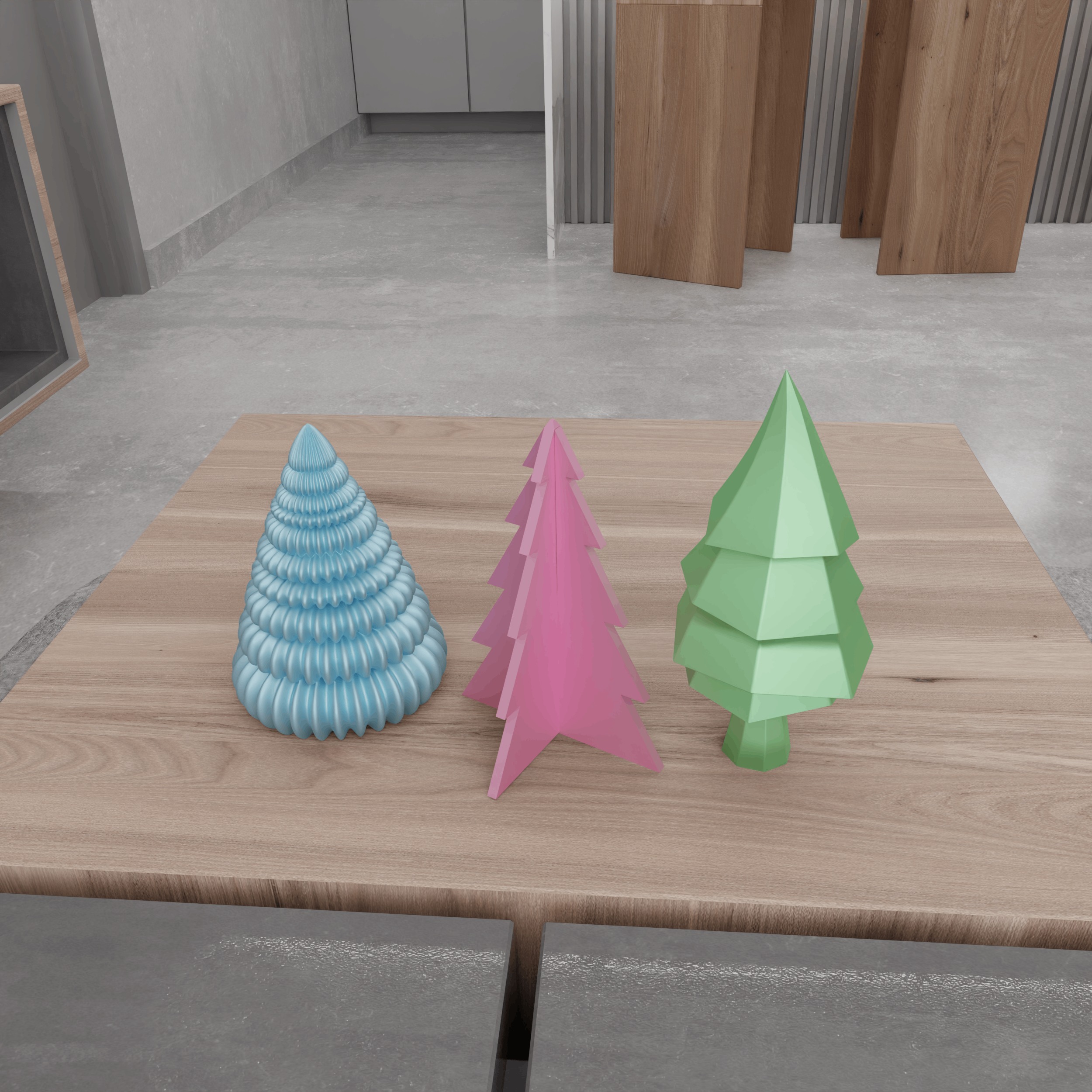 Christmas Tree Set - 391 3D print model_12