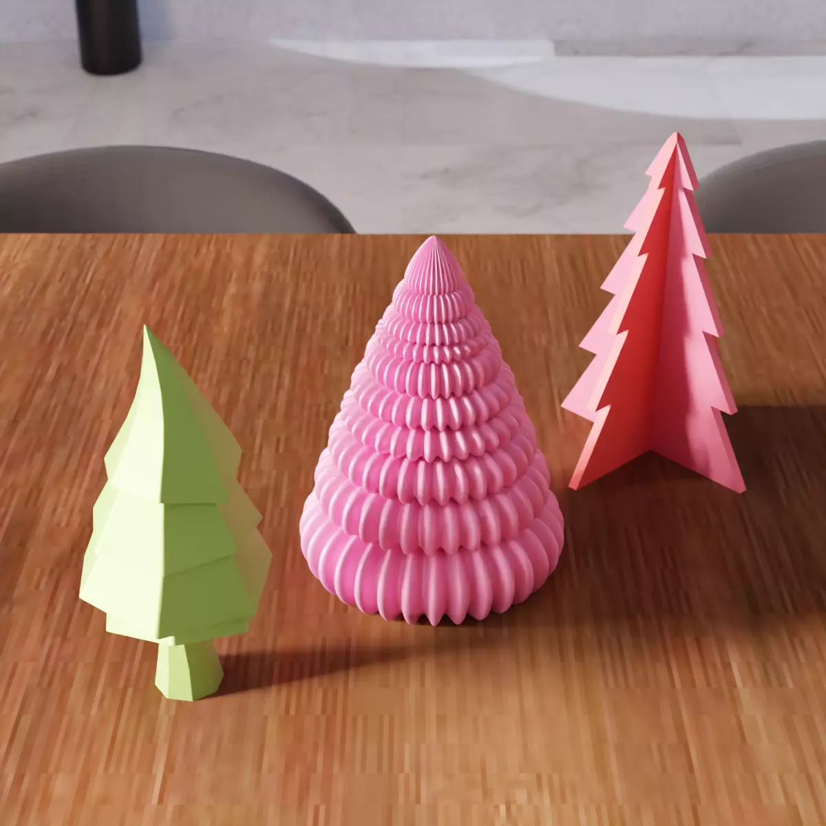 Christmas Tree Set - 391 3D print model_6