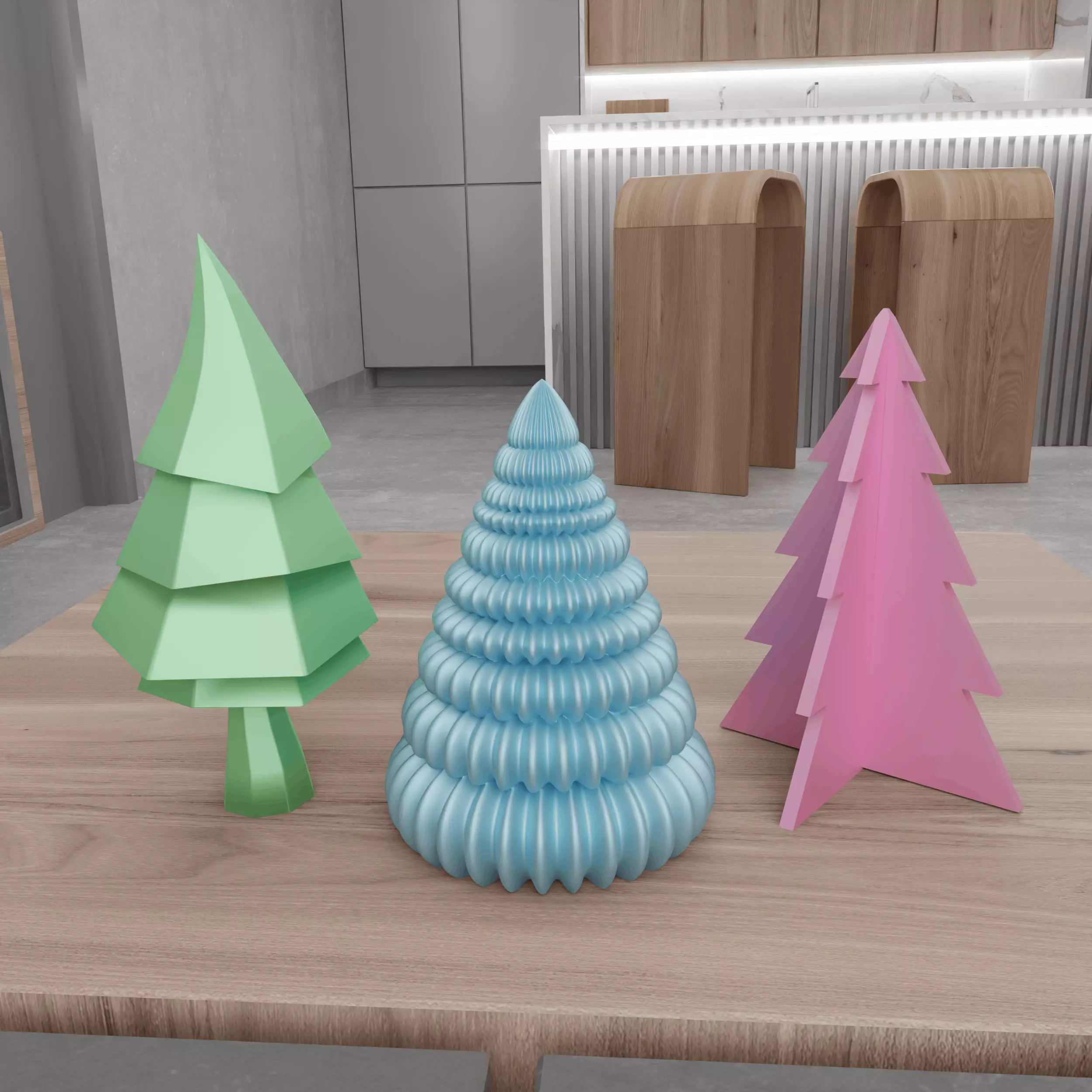 Christmas Tree Set - 391 3D print model_8