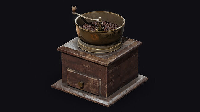 Coffee Grinder Free low-poly 3D model