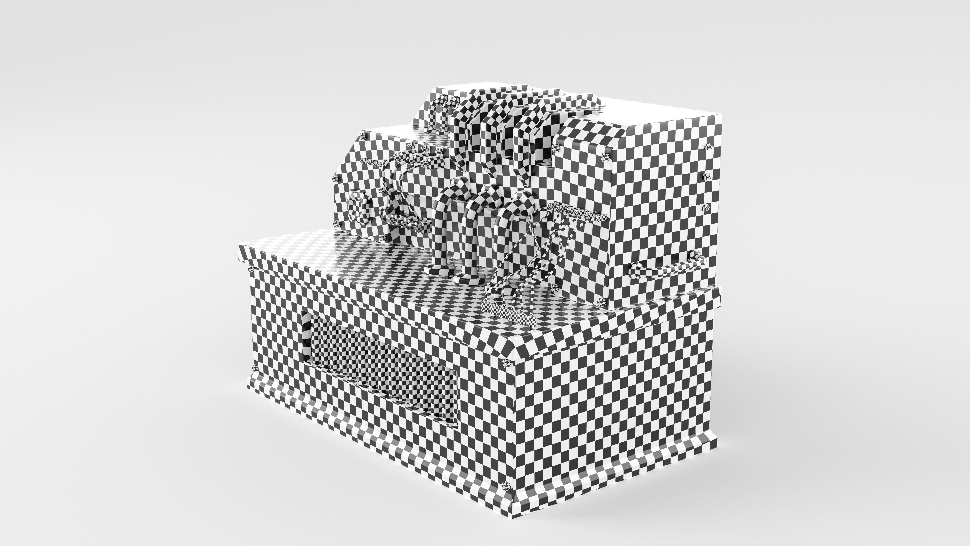 Sci-Fi Generator Low-poly 3D model_5