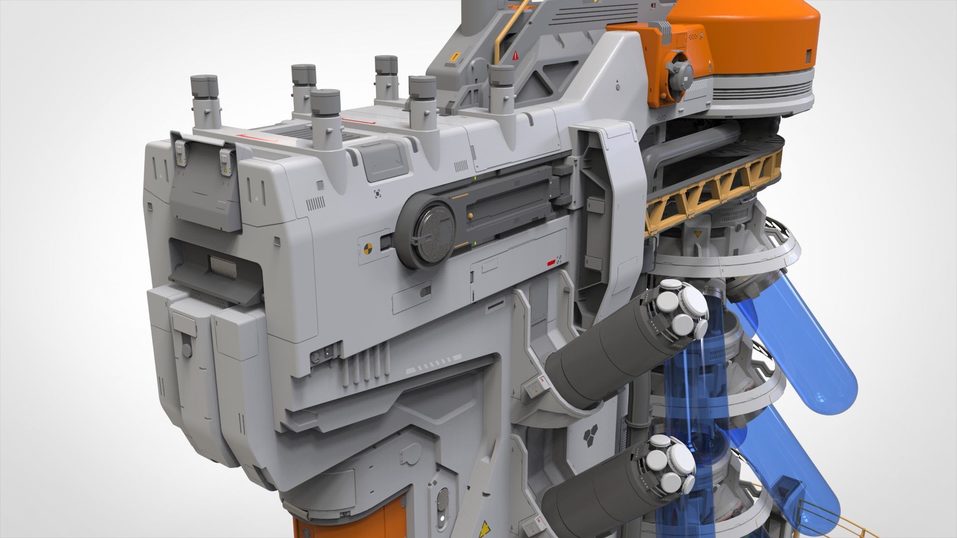 Sci-fi incubator 3D model_29