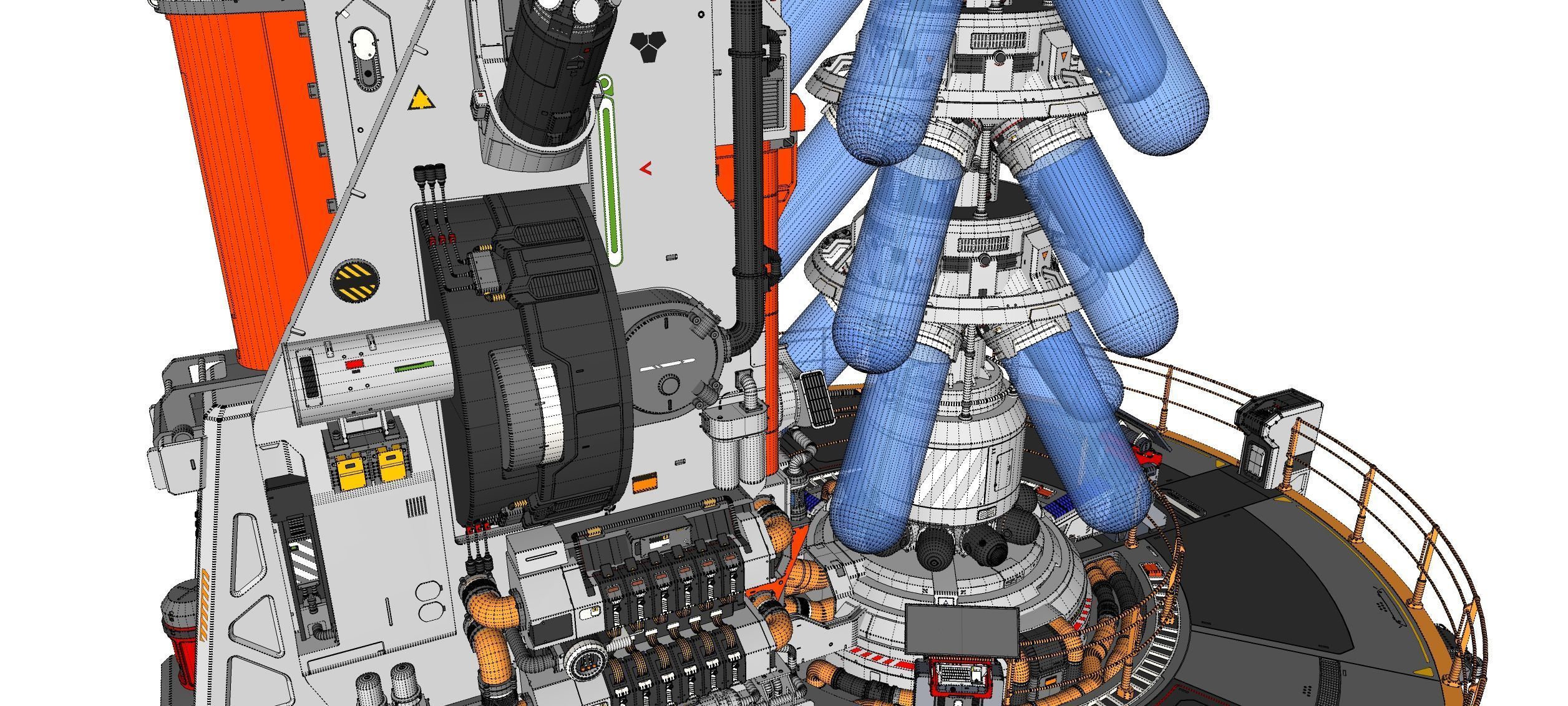 Sci-fi incubator 3D model_41