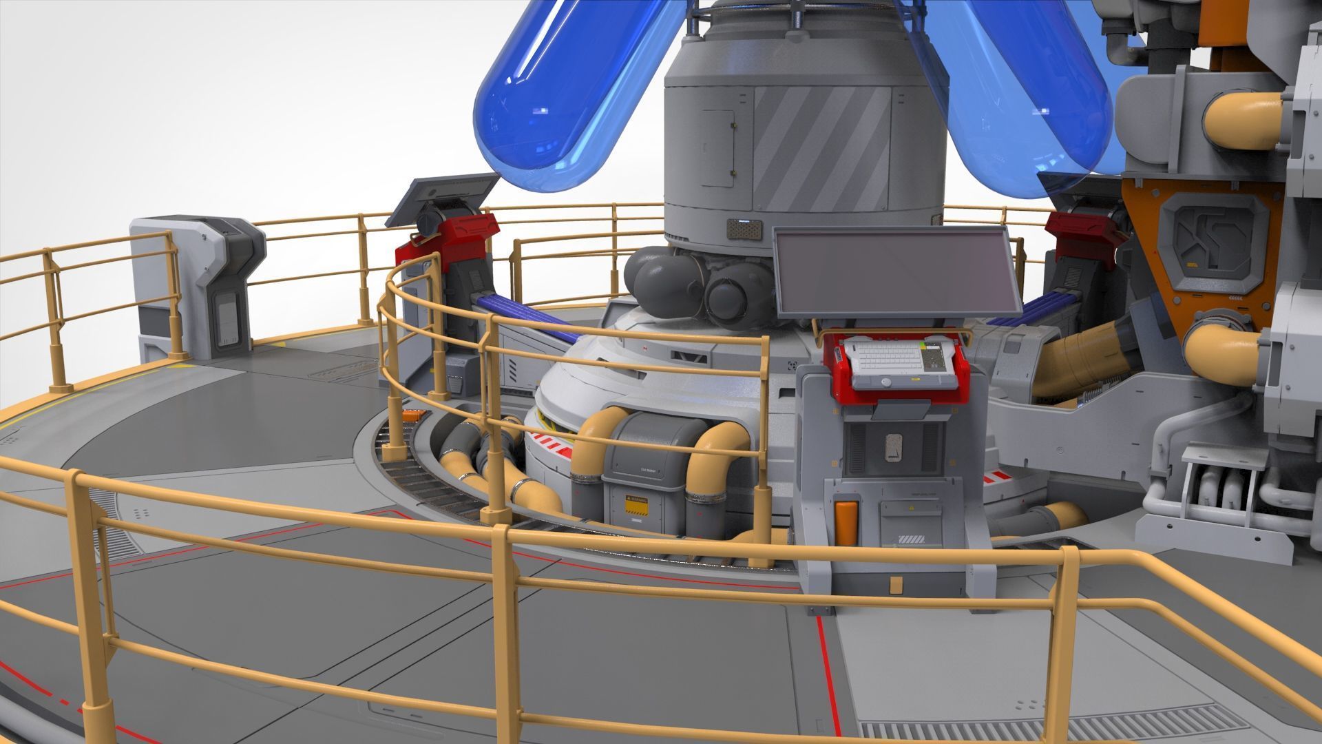 Sci-fi incubator 3D model_16