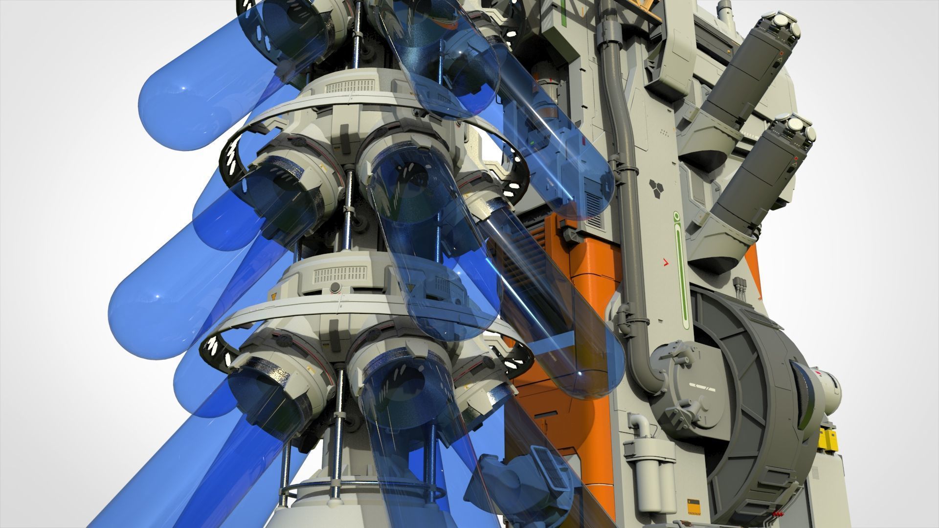 Sci-fi incubator 3D model_25