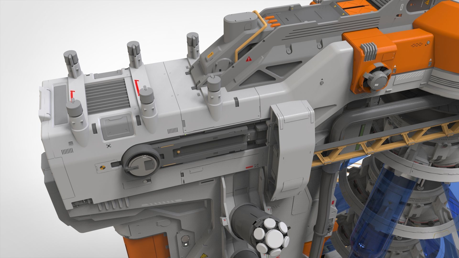 Sci-fi incubator 3D model_30