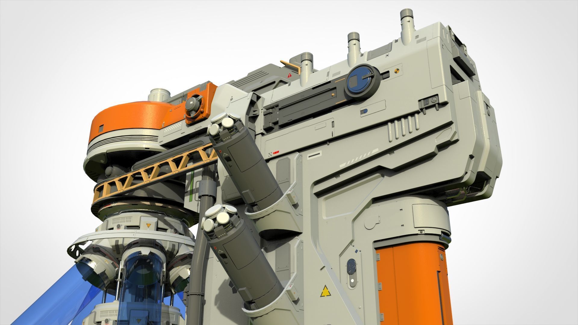 Sci-fi incubator 3D model_24