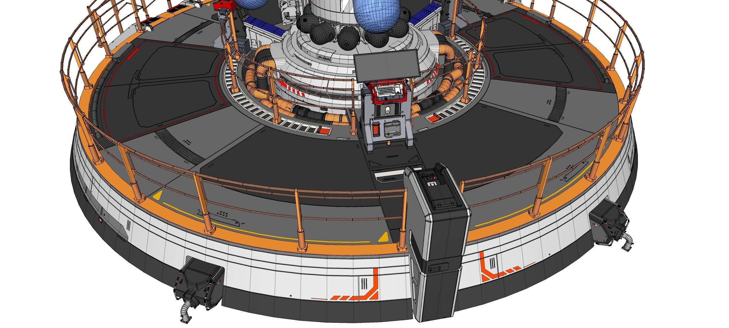 Sci-fi incubator 3D model_42