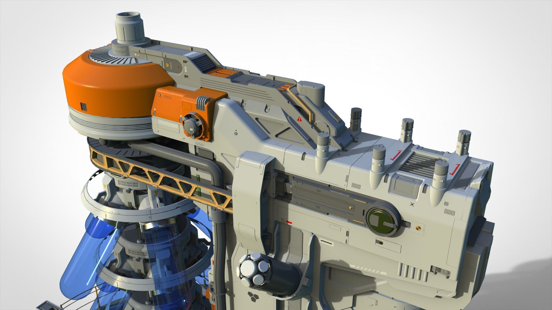 Sci-fi incubator 3D model_27