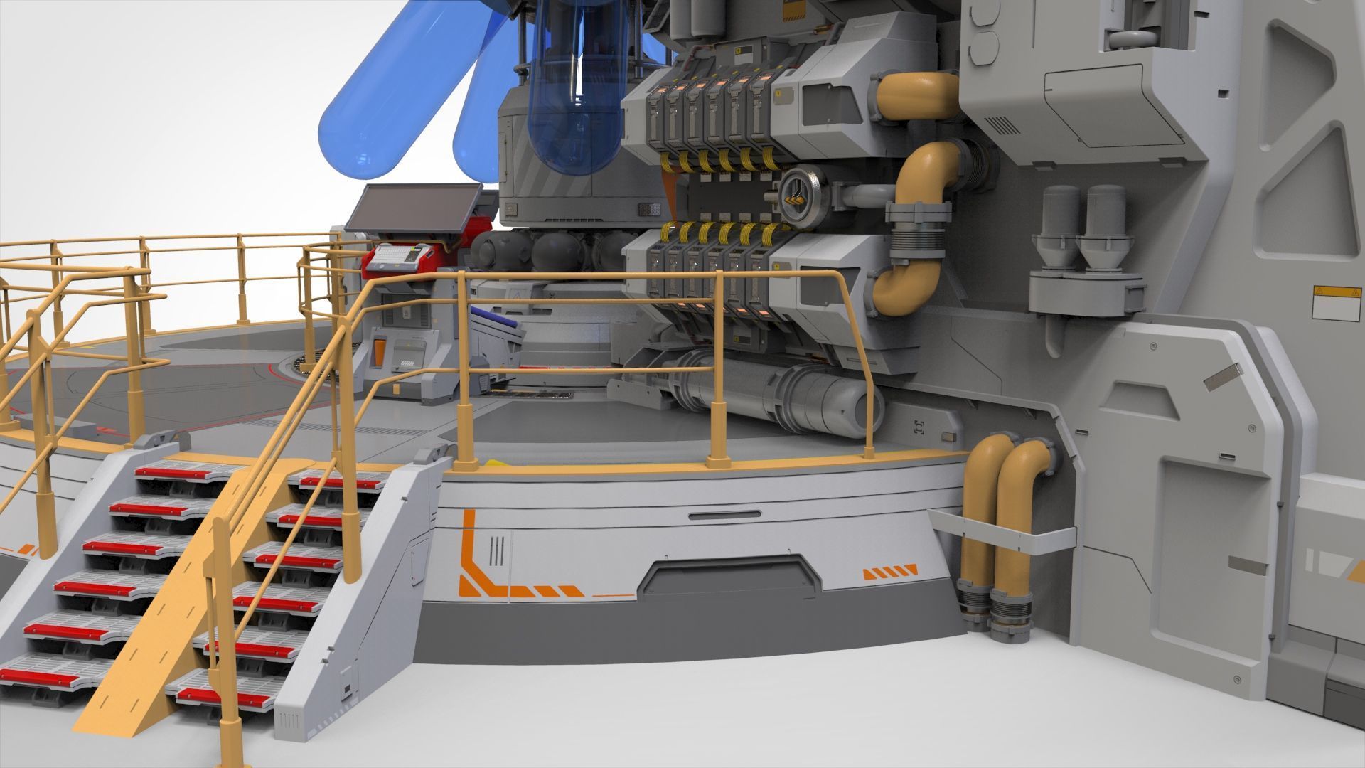 Sci-fi incubator 3D model_20