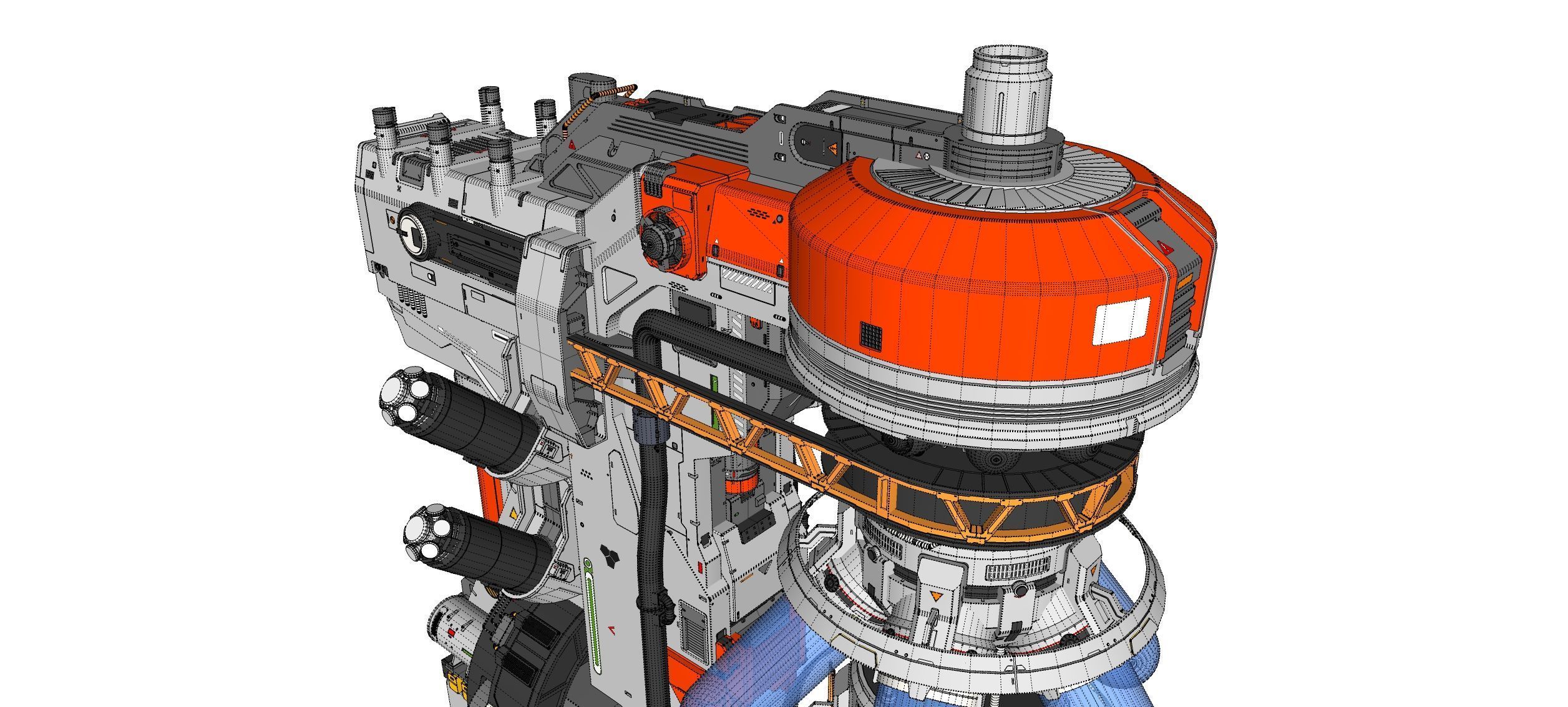 Sci-fi incubator 3D model_45