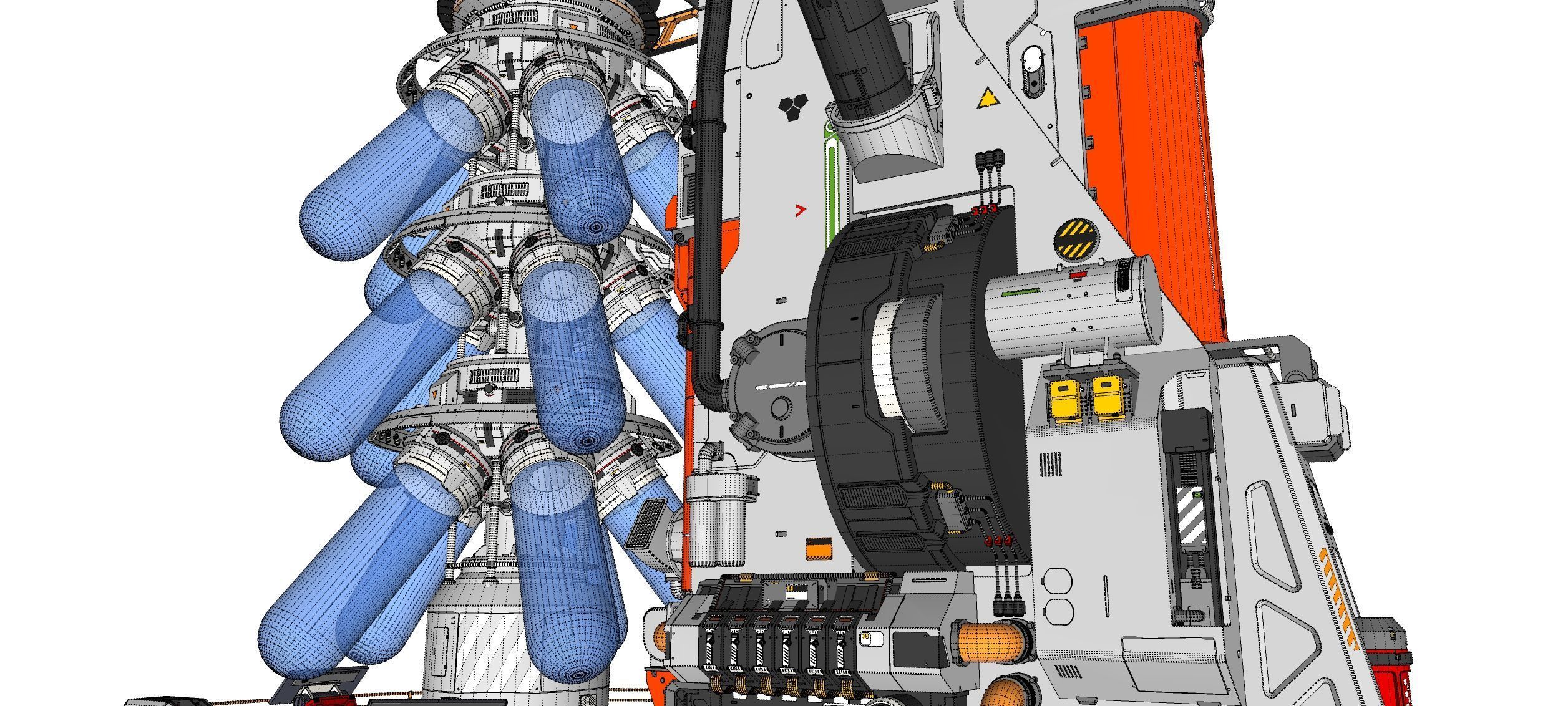 Sci-fi incubator 3D model_39