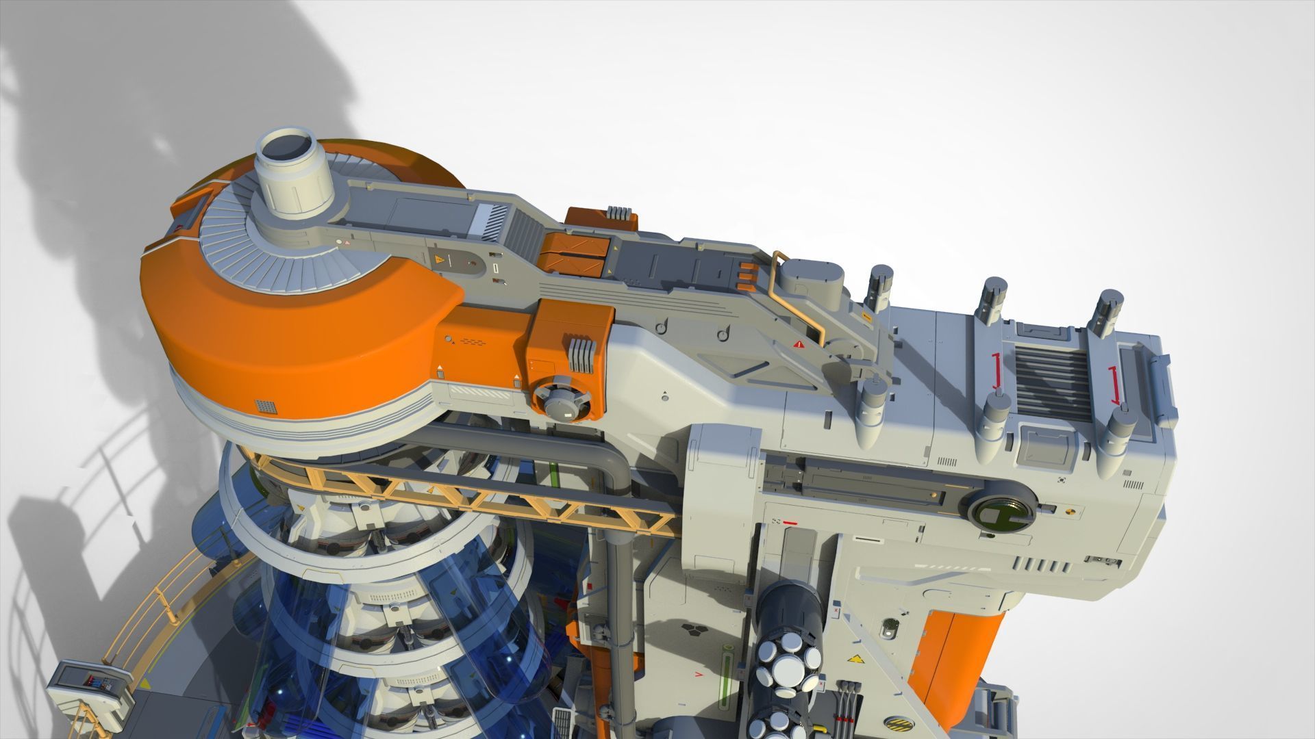 Sci-fi incubator 3D model_28