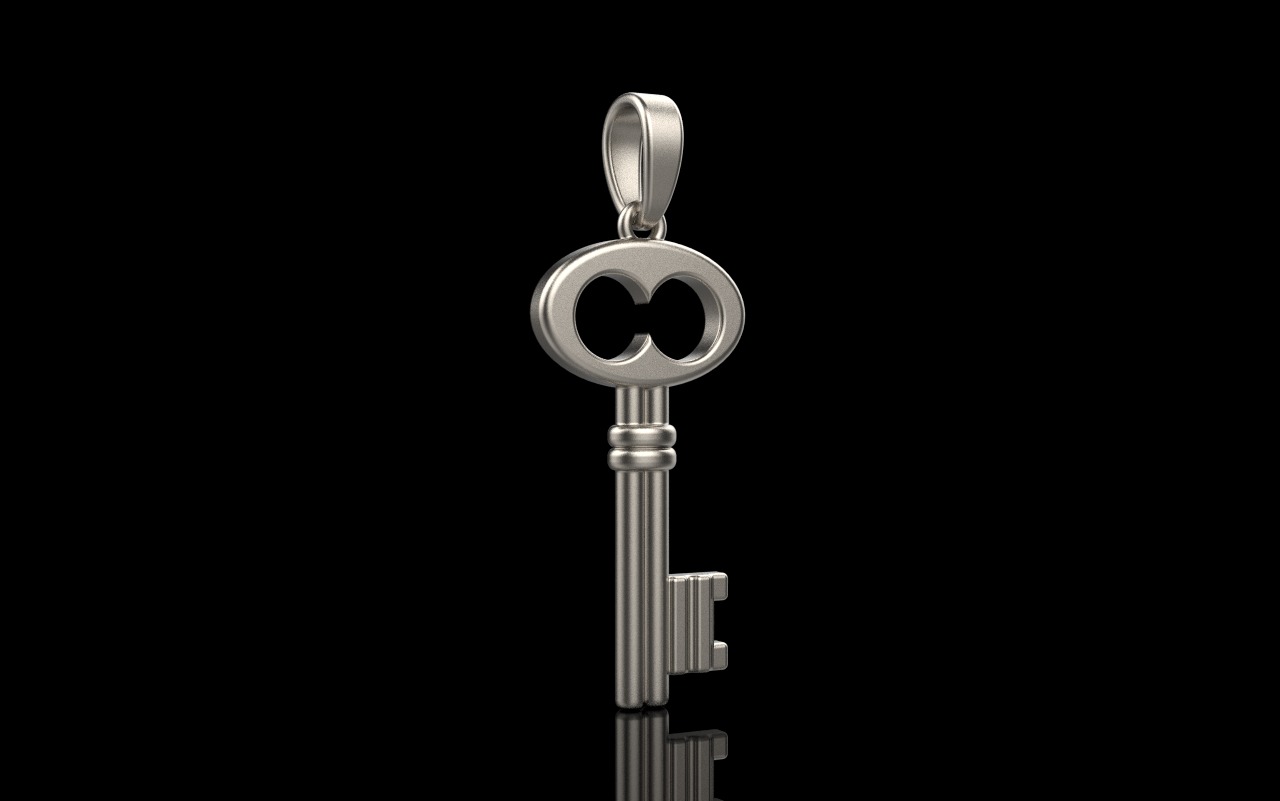Key pendant model 955 3D print model_31