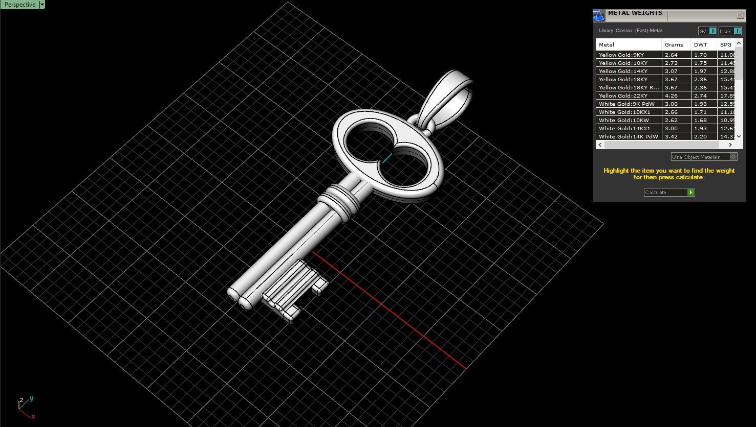 Key pendant model 955 3D print model_4