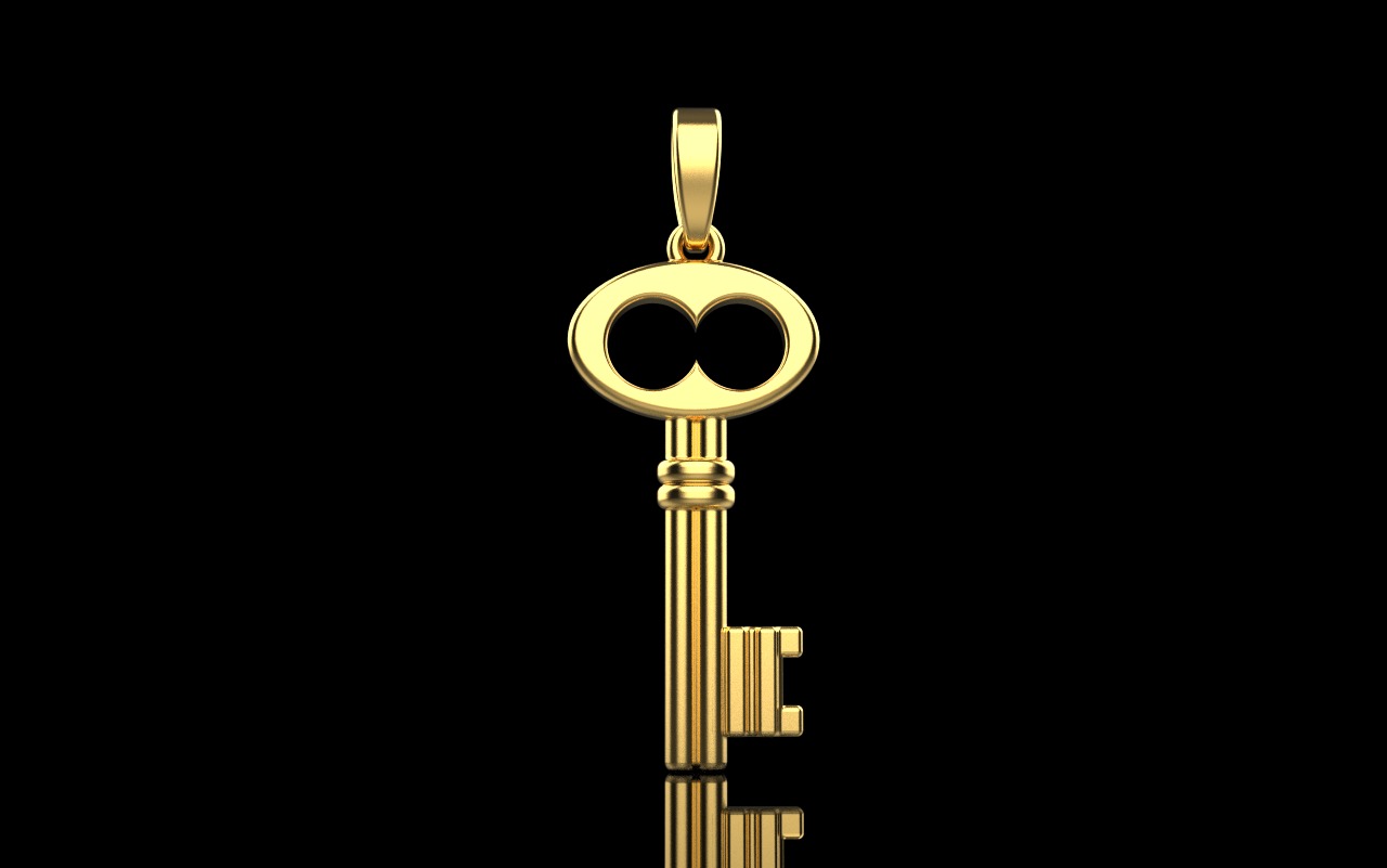 Key pendant model 955 3D print model_19