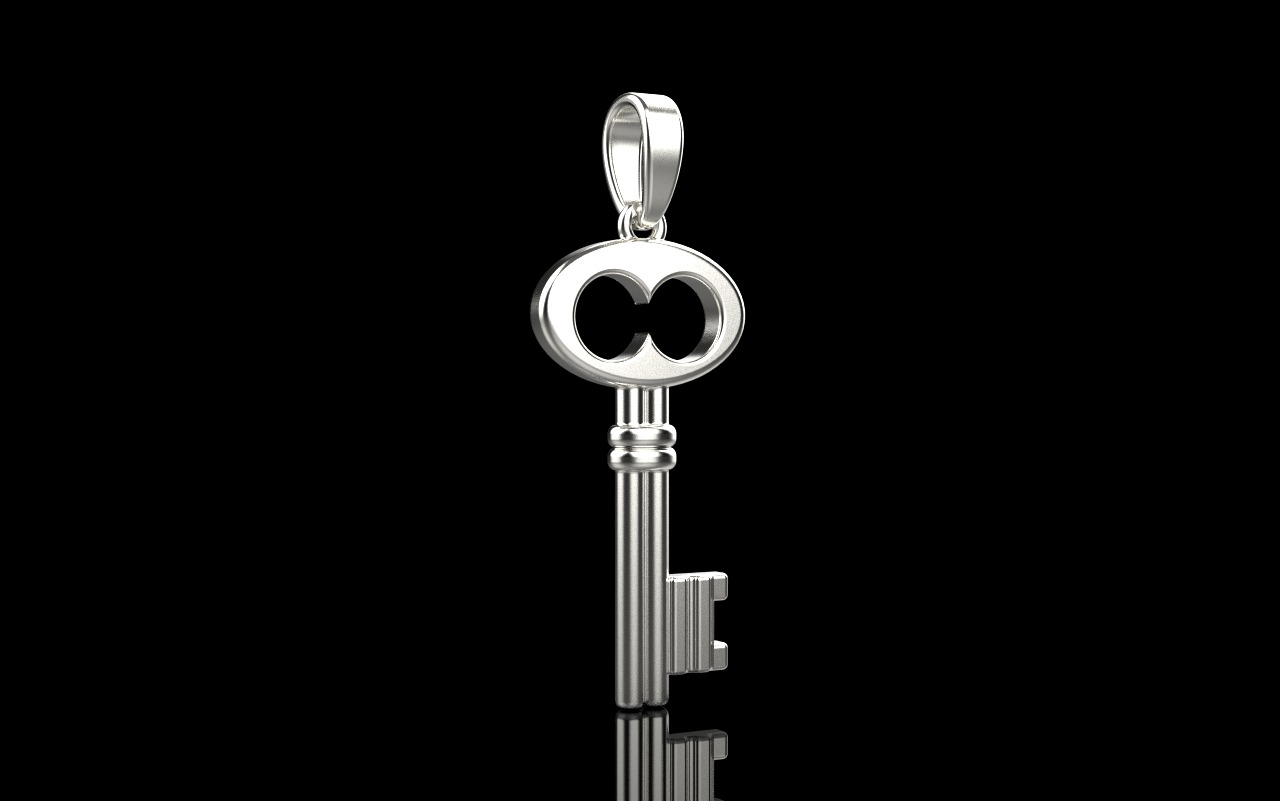 Key pendant model 955 3D print model_34