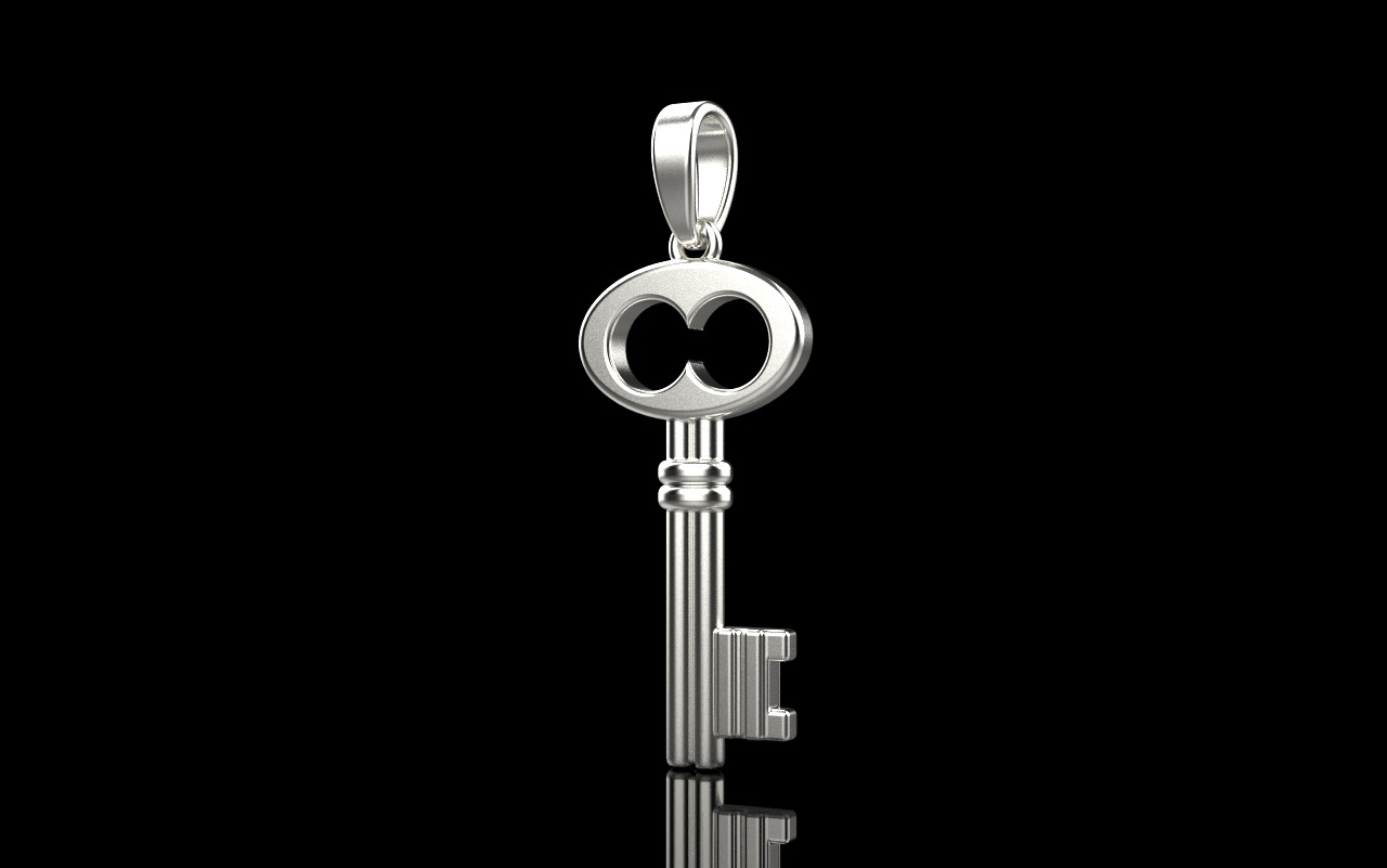 Key pendant model 955 3D print model_18