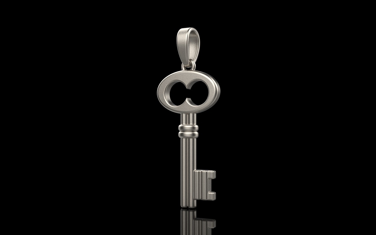 Key pendant model 955 3D print model_15