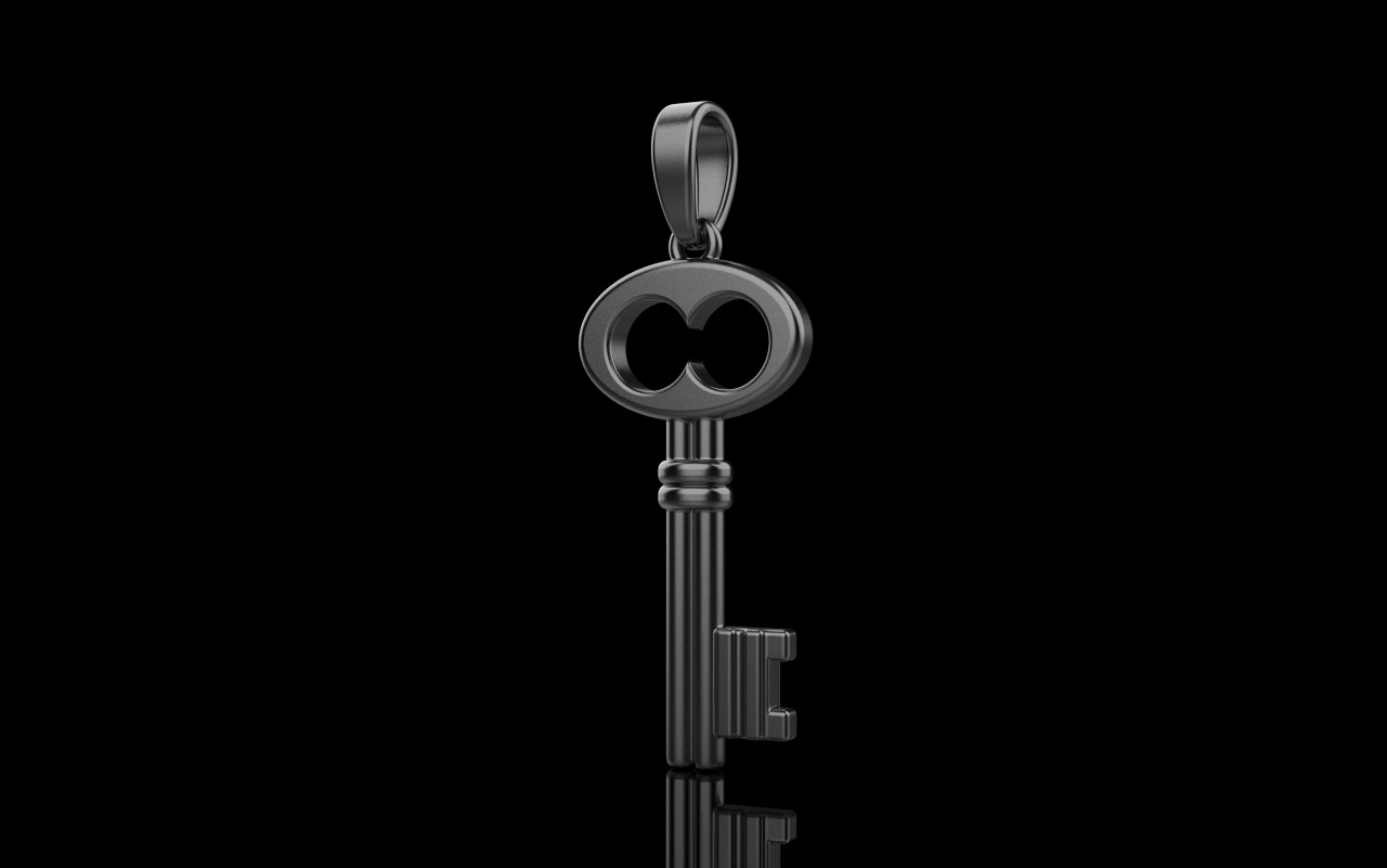Key pendant model 955 3D print model_17