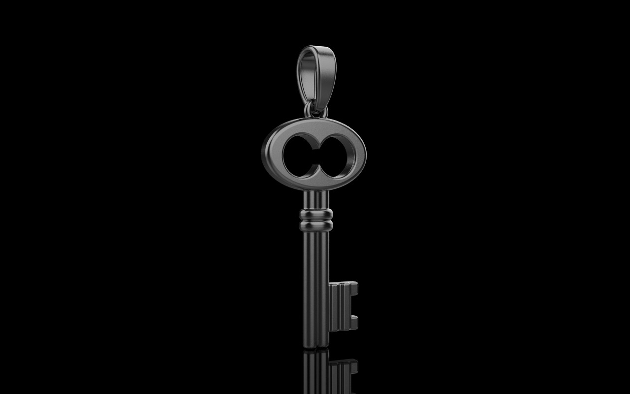 Key pendant model 955 3D print model_33