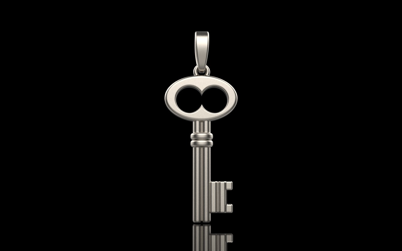 Key pendant model 955 3D print model_23