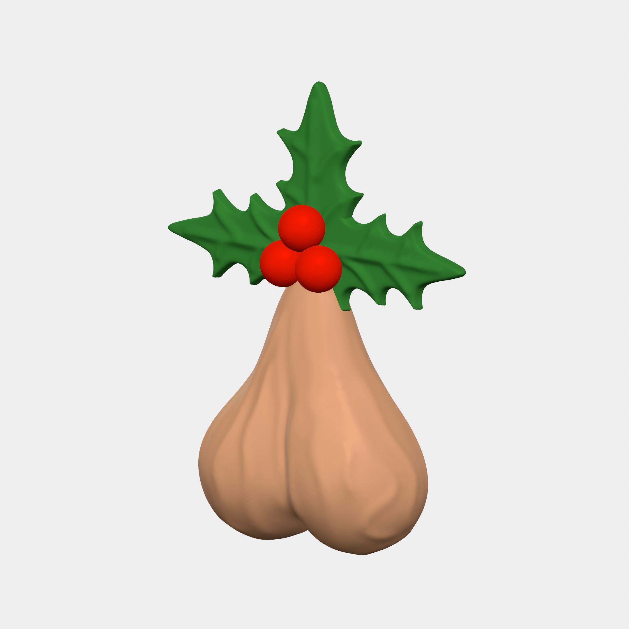 Mistletoe Jingle Balls xmas ornament 3D print model_1