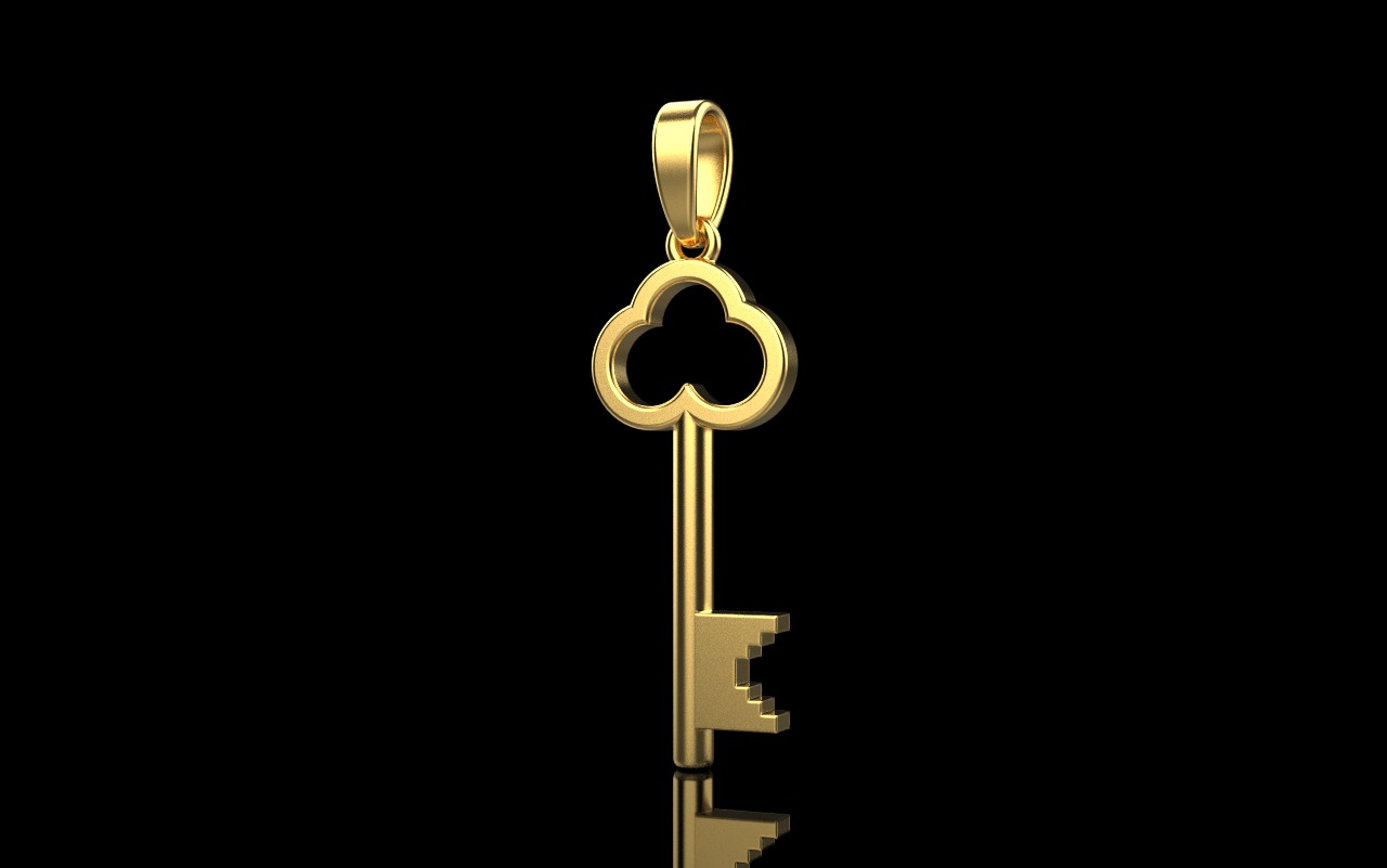 Key pendant model 954 3D print model_28