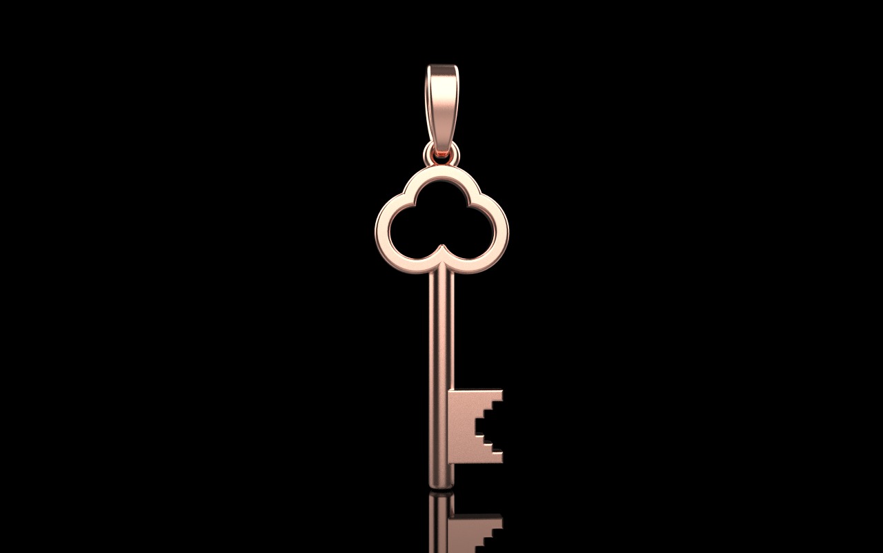 Key pendant model 954 3D print model_24