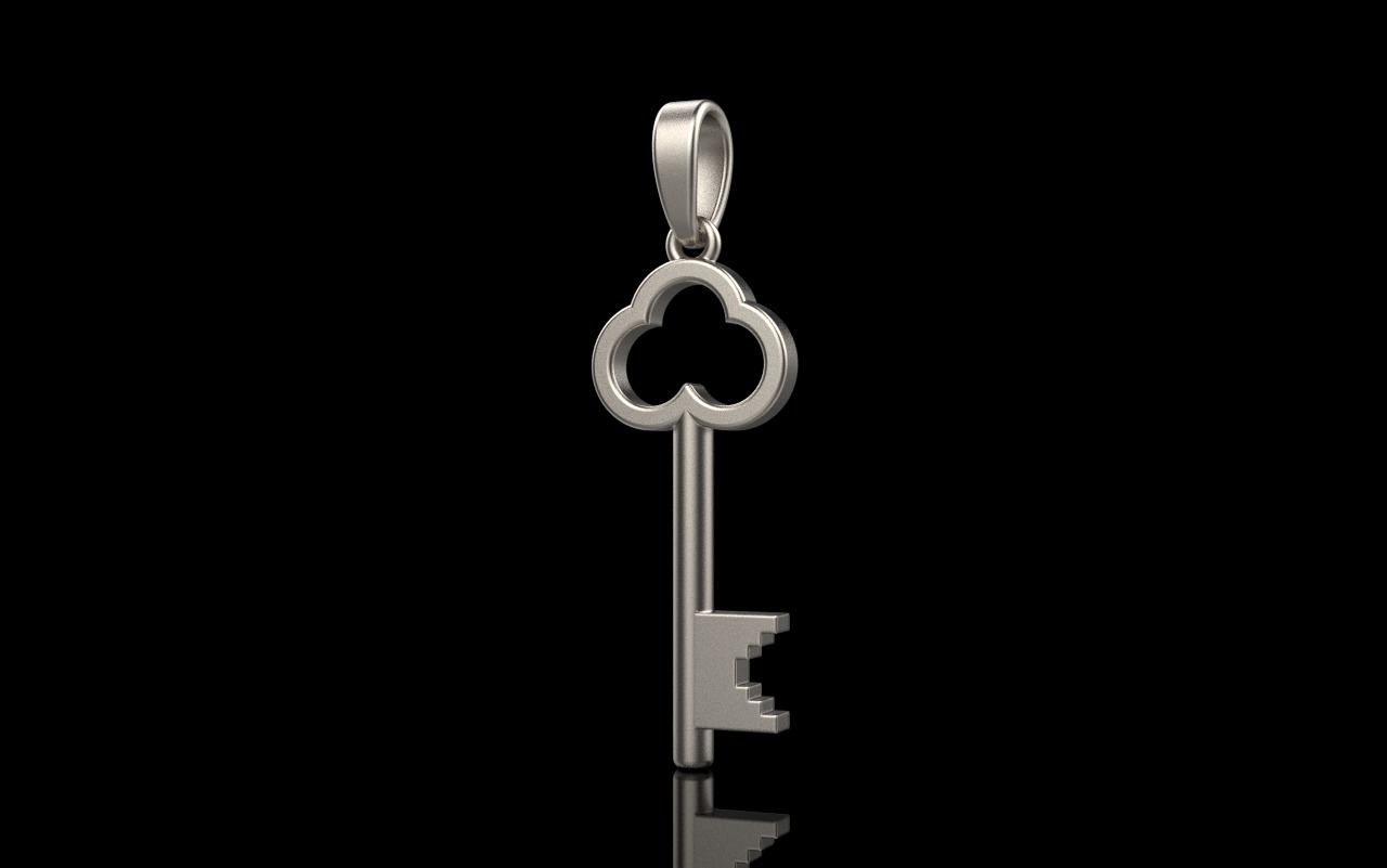Key pendant model 954 3D print model_31