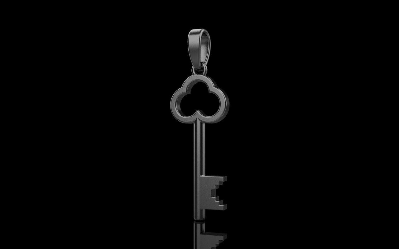 Key pendant model 954 3D print model_33