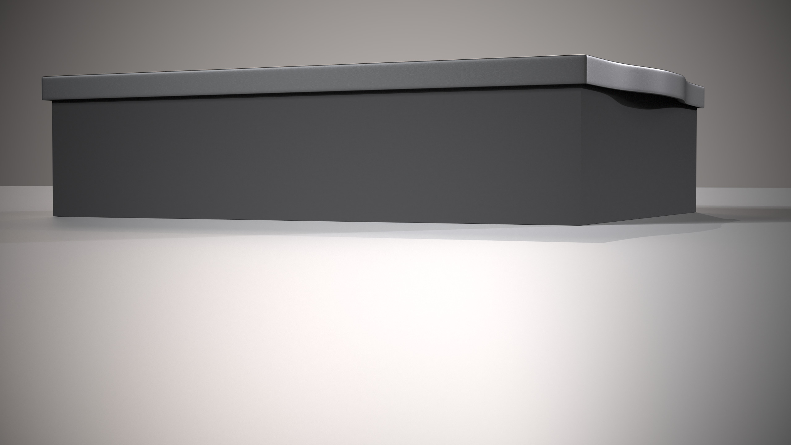 Jewelry Box with Curved Lid 3D Printable Model 3D print model_10