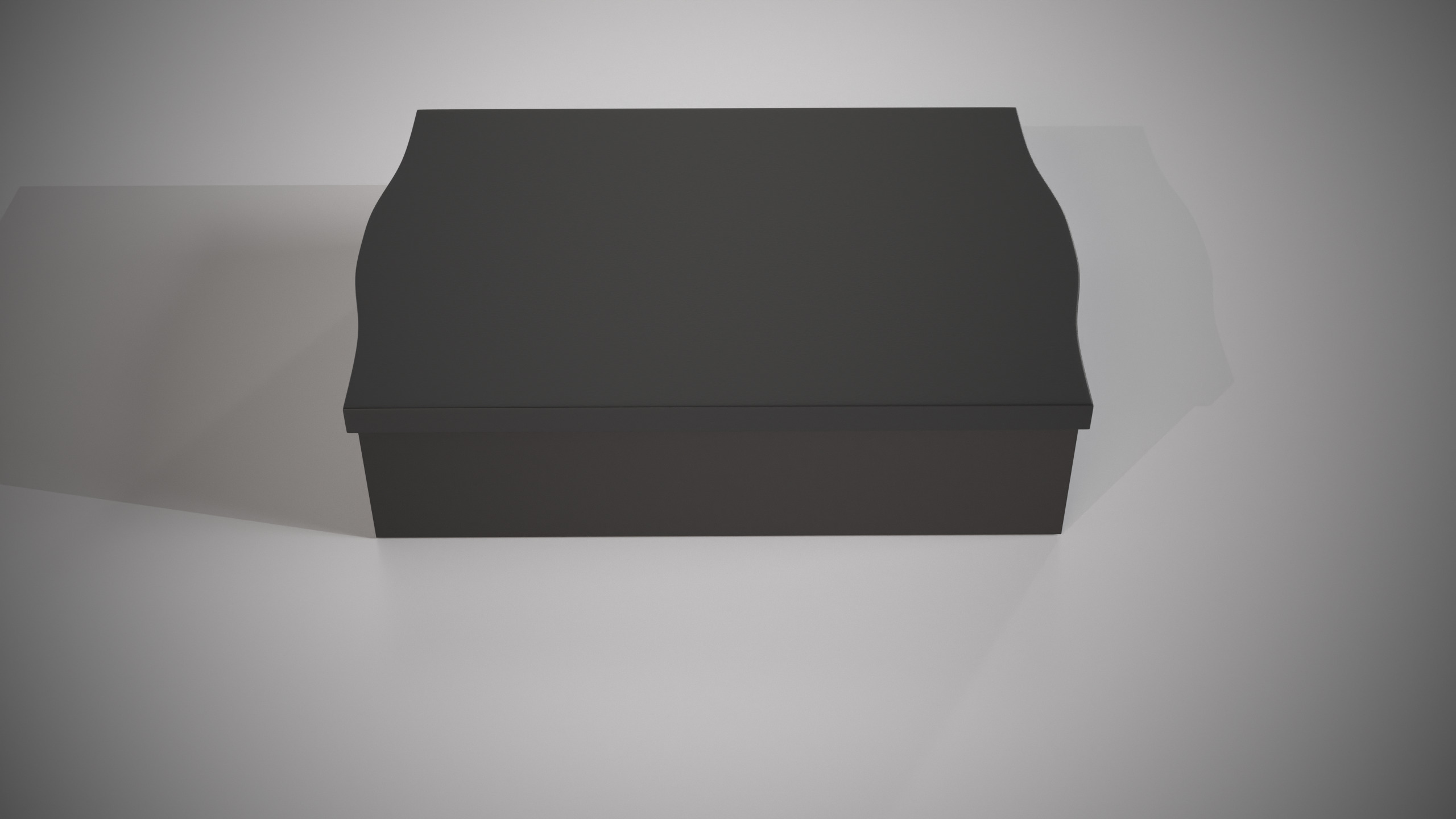 Jewelry Box with Curved Lid 3D Printable Model 3D print model_8