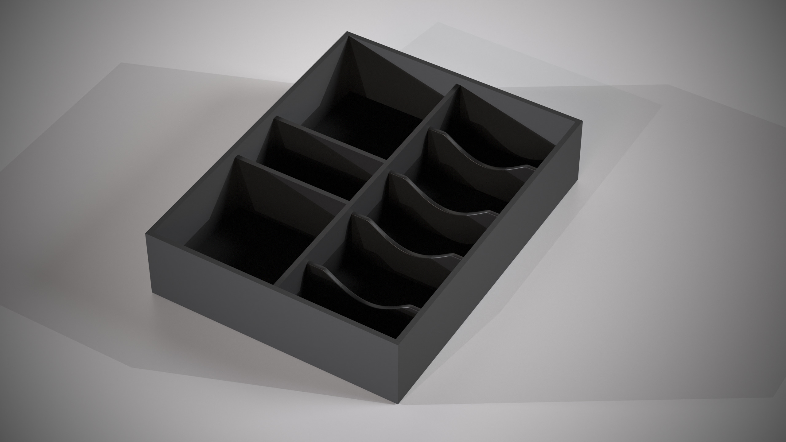 Jewelry Box with Curved Lid 3D Printable Model 3D print model_7