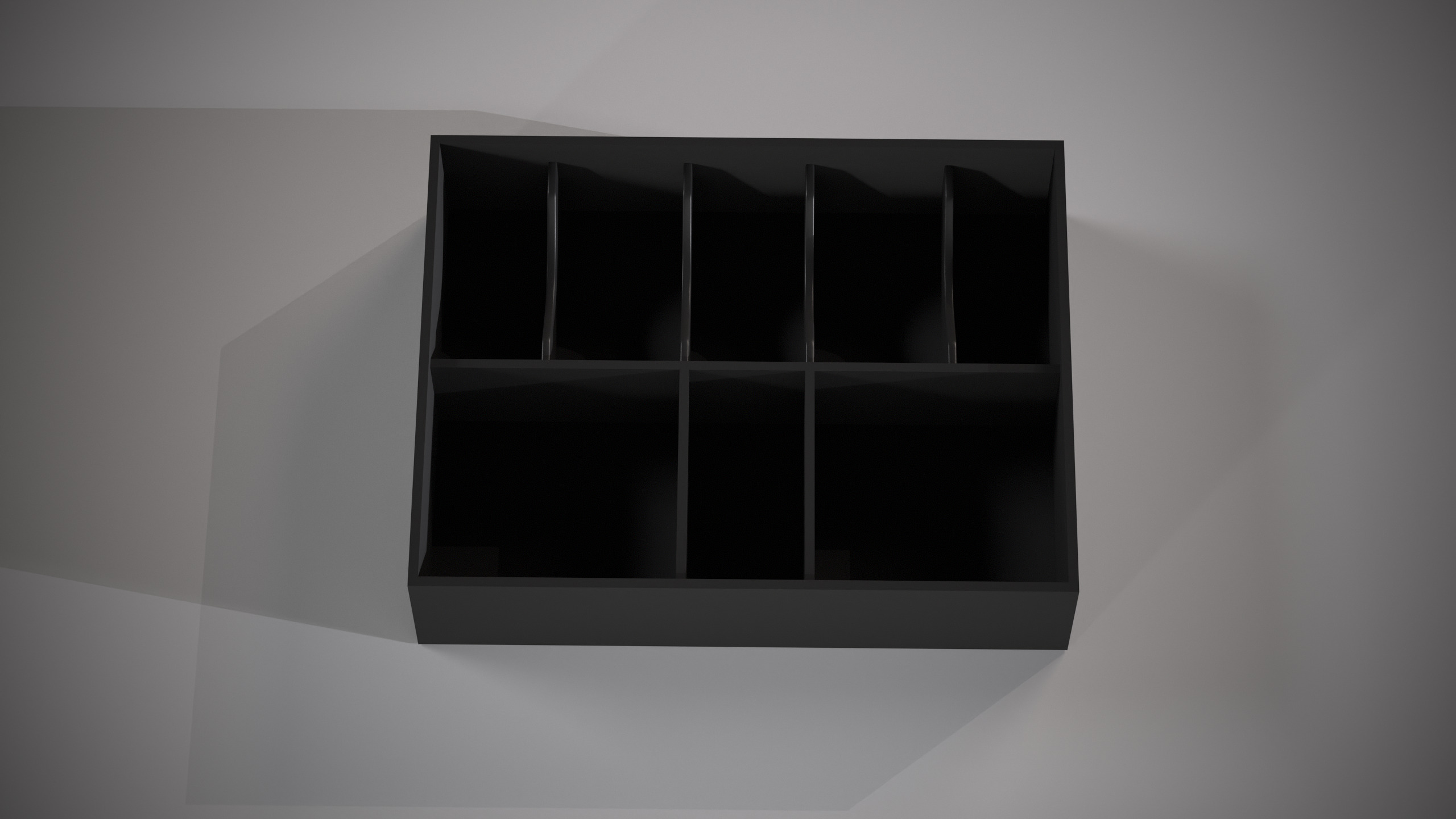 Jewelry Box with Curved Lid 3D Printable Model 3D print model_5