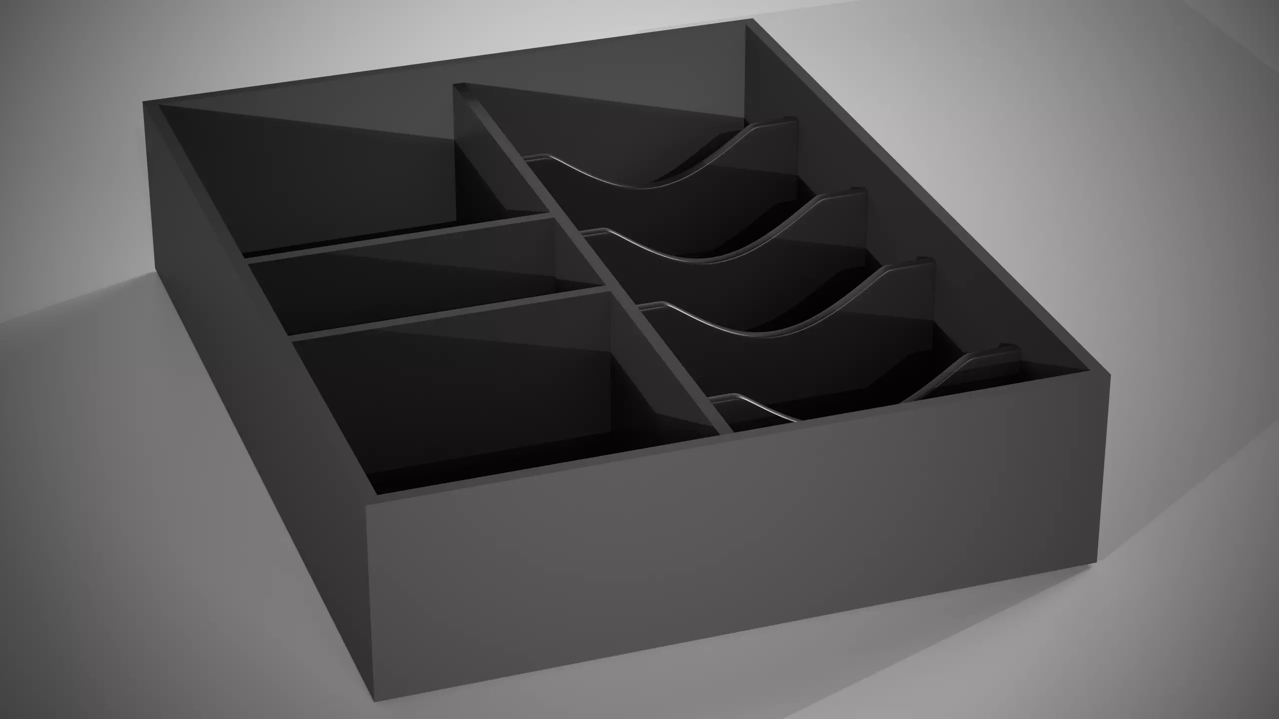 Jewelry Box with Curved Lid 3D Printable Model 3D print model_0