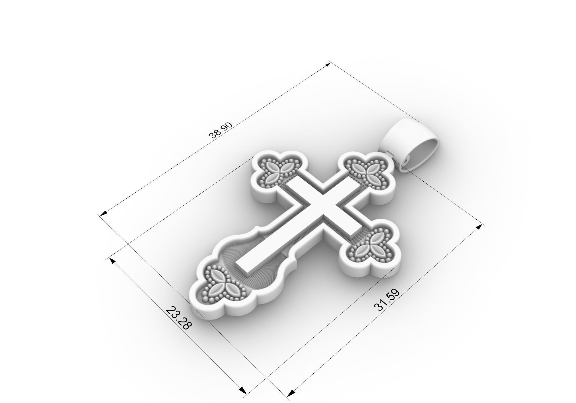 Cross 281124  cartier 3D print model_5