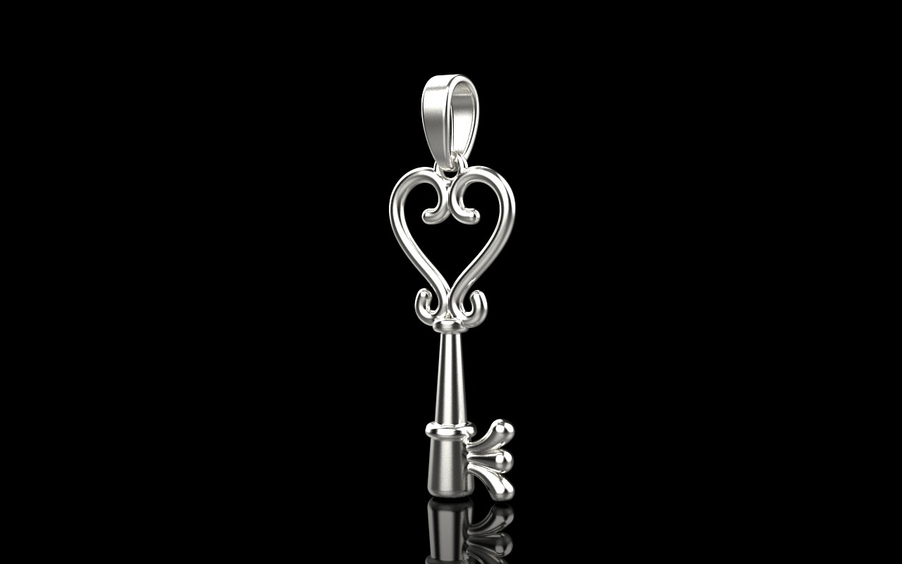 Key pendant model 952 3D print model_34
