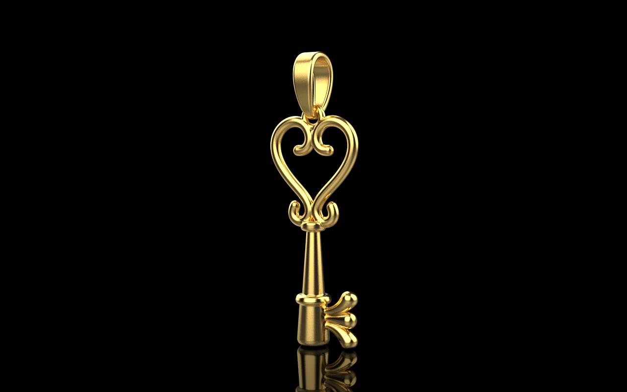 Key pendant model 952 3D print model_28