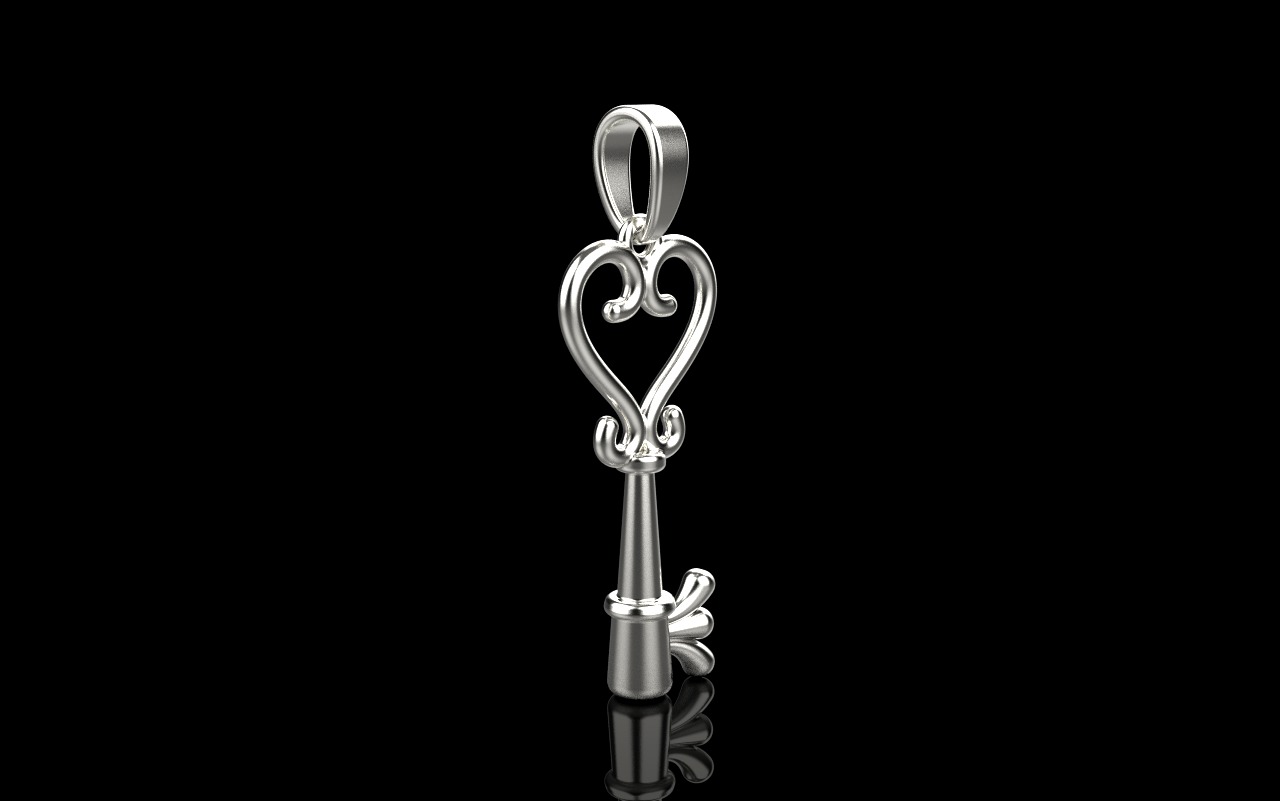 Key pendant model 952 3D print model_26