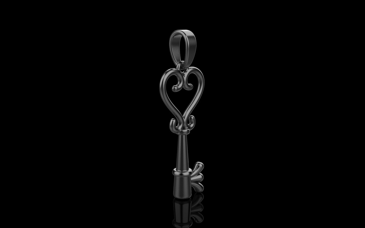 Key pendant model 952 3D print model_25
