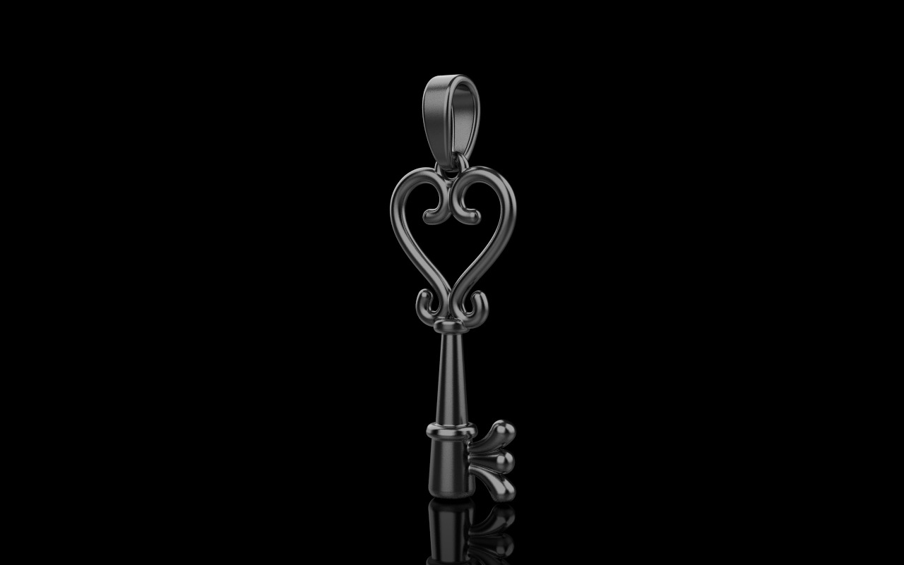 Key pendant model 952 3D print model_33