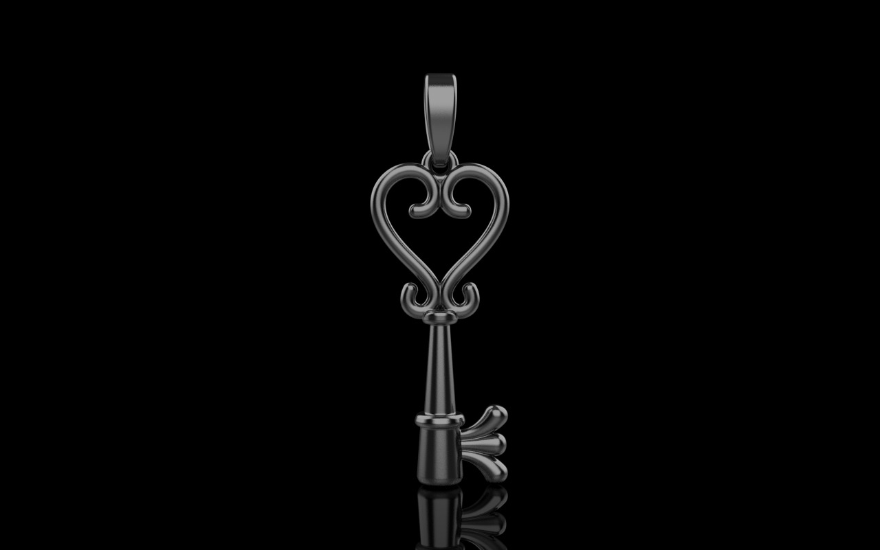 Key pendant model 952 3D print model_16